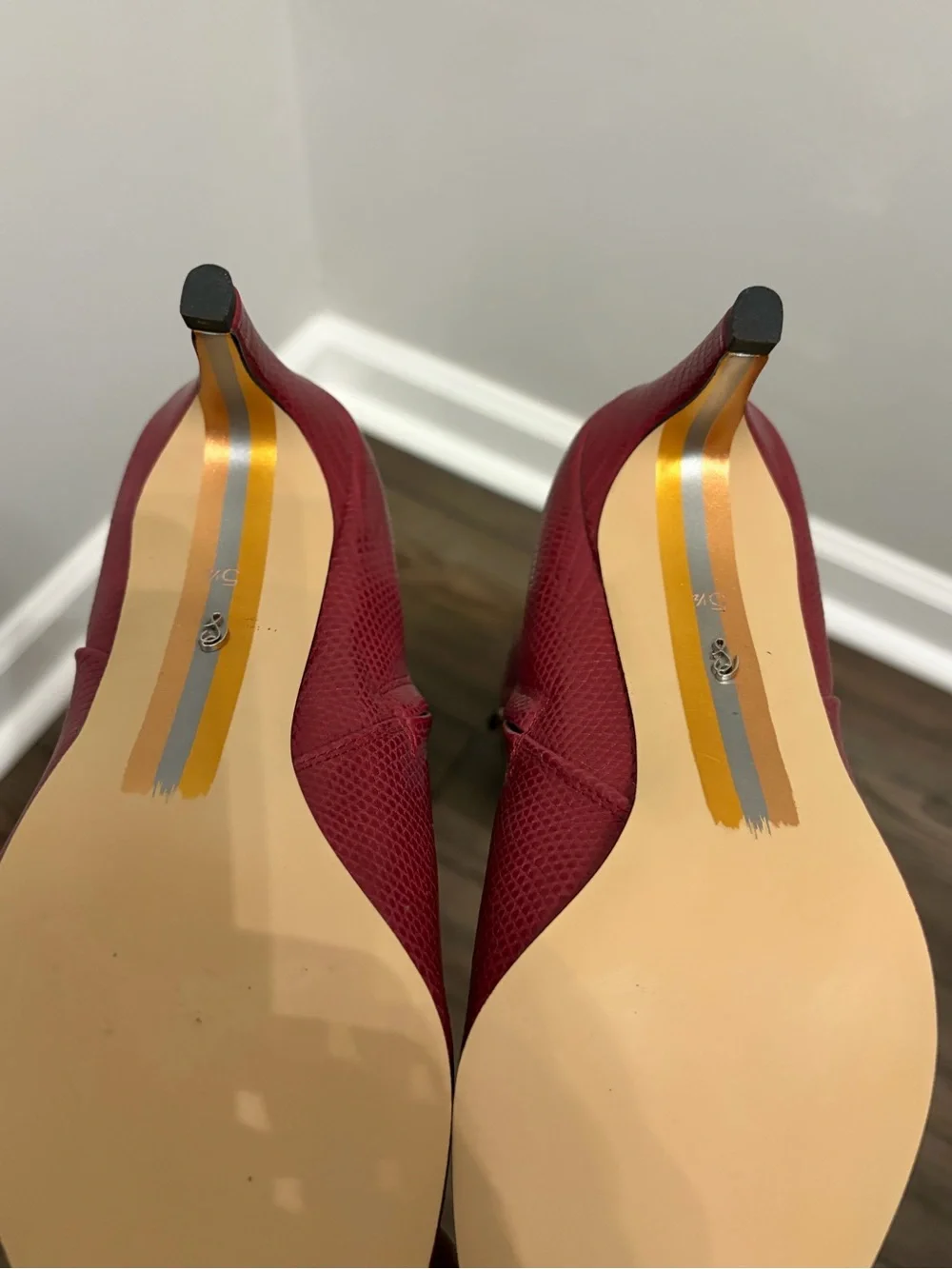 Sam Edelman Red Over-the-Knee Pointed Toe Boots